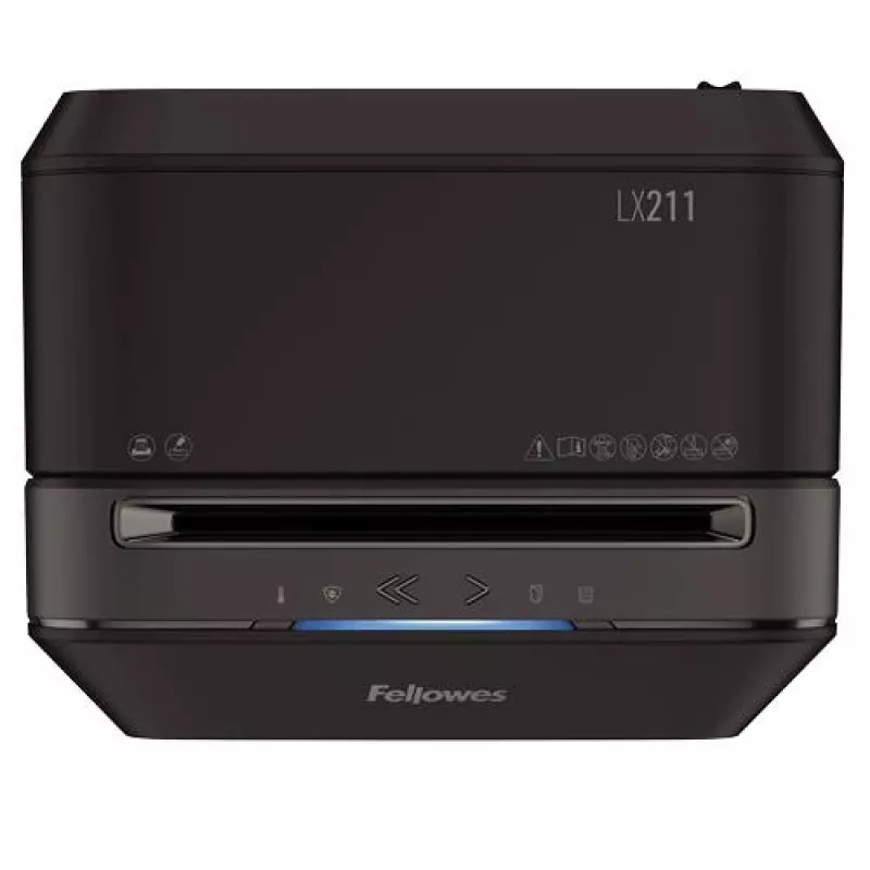 Fellowes Powershred LX211 Micro-Cut -silmäpaperisilppuri, musta, 15 arkkia, 23 litraa