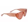 Ferragamo SF1077S-838 unisex-aurinkolasit pilotti Shiny Rose Gold Brown Gradient 56/13/140 mm