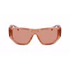 Ferragamo SF1077S-838 unisex-aurinkolasit pilotti Shiny Rose Gold Brown Gradient 56/13/140 mm