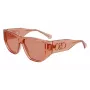 Ferragamo SF1077S-838 unisex-aurinkolasit pilotti Shiny Rose Gold Brown Gradient 56/13/140 mm