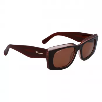 FERRAGAMO SF1079S-211 naisten aurinkolasit havanna ruskea liukuväri 54 mm