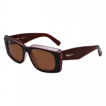 FERRAGAMO SF1079S-211 naisten aurinkolasit havanna ruskea liukuväri 54 mm