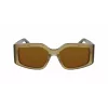 FERRAGAMO SF1101S541833 naisten aurinkolasit - musta asetaattikehys, harmaat liukuvärilinssit, 54 mm