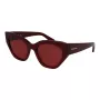 FERRAGAMO SF1107S552065 naisten kulmikkaat asetaatti-aurinkolasit Havana Brown Gradient 55/20/140 mm
