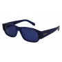 FERRAGAMO SF1109S571443 miesten aurinkolasit, mattamusta asetaattikehys, harmaat polykarbonaattilinssit, 57 mm