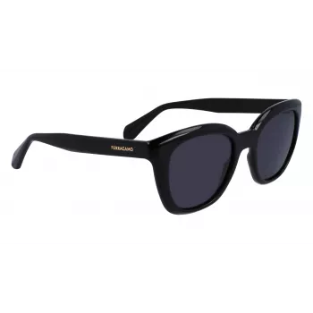 FERRAGAMO SF2000S522100 naisten aurinkolasit Havana asetaattikehys harmaat liukuvärjätyt linssit 52/21/145 mm