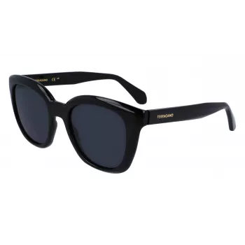 FERRAGAMO SF2000S522100 naisten aurinkolasit Havana asetaattikehys harmaat liukuvärjätyt linssit 52/21/145 mm