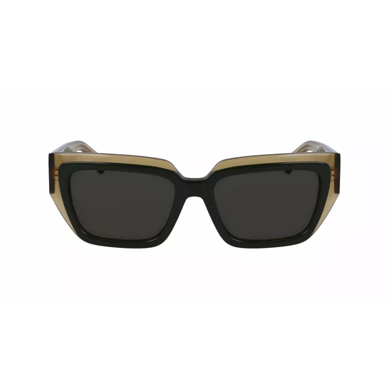 FERRAGAMO SF2002S-327 naisten aurinkolasit Havana asetaatti ruskea liukuväri 55 mm