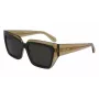 FERRAGAMO SF2002S-327 naisten aurinkolasit Havana asetaatti ruskea liukuväri 55 mm