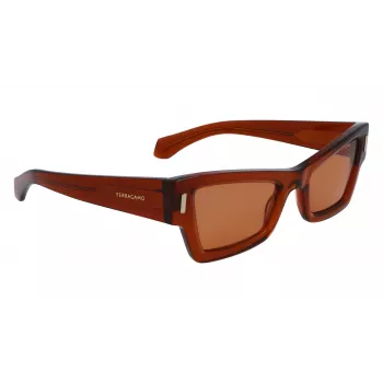 FERRAGAMO SF2006S-232 naisten aurinkolasit Havana Brown Gradient 53 mm