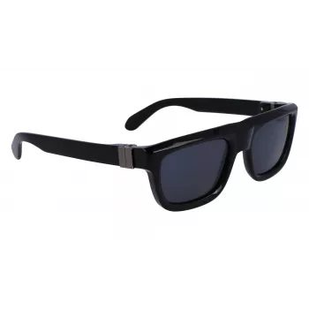 FERRAGAMO SF2009S-001 miesten aurinkolasit - musta kehys, harmaat linssit, 56/21/145 mm