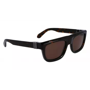 FERRAGAMO SF2009S-242 miesten kulmikas asetaatti-aurinkolasit Havana ruskea liukuva 56/21/145 mm