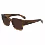 Ferragamo SF2010S-319 aurinkolasit miesten vihreä Havana neliömäinen asetaatti 52 mm
