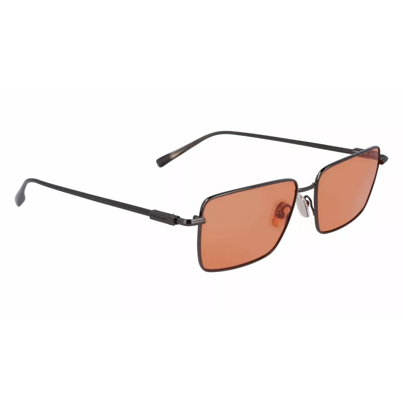 Ferragamo SF309S5715017 miesten aurinkolasit - musta asetaattikehys, harmaat polykarbonaattilinssit, 57 mm
