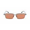 Ferragamo SF309S5715017 miesten aurinkolasit - musta asetaattikehys, harmaat polykarbonaattilinssit, 57 mm