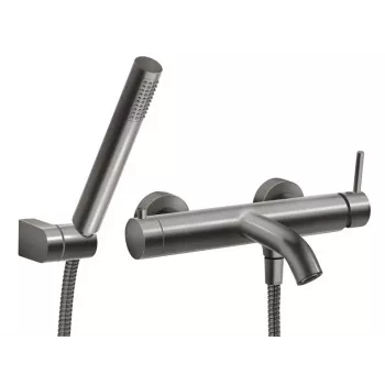 FERRO BCK11GM seinään asennettava ammeen sekoittaja suihkusetillä, Gun Metal