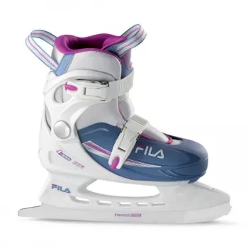 Fila J-ONE G ICE HR lasten taitoluistelukengät, säädettävät - EU 31-35, valkoinen/vaaleansininen