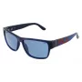 FILA miesten aurinkolasit SFI006-57U43P - musta asetaattikehys, harmaat polarisoidut linssit, 57/14/145 mm