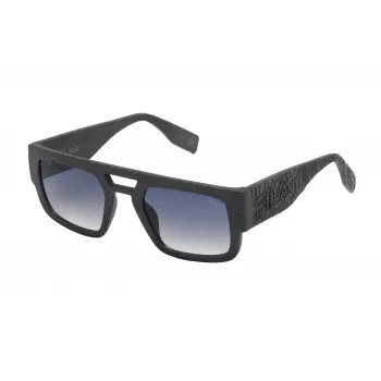 FILA SFI085500968 miesten suorakaiteen muotoiset aurinkolasit - mustat kehykset harmaat linssit 50/23/145 mm