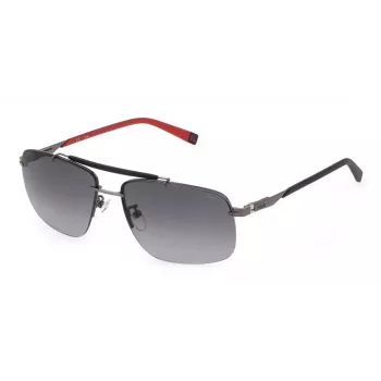 FILA SFI210-610568 miesten aurinkolasit - mustat kehykset, harmaat linssit, UV400-suoja