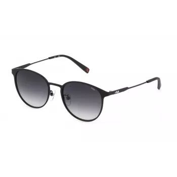 FILA SFI217-52531Y unisex-aurinkolasit - musta kehys, harmaat linssit, 52 mm