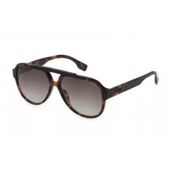 FILA SFI459V590C10 unisex-aurinkolasit - musta kehys, harmaat linssit, 59 mm