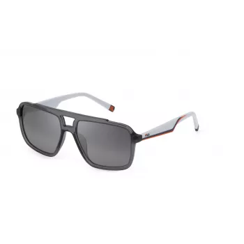 FILA SFI460-574ALP unisex-suorakaiteen muotoiset aurinkolasit - havanna/ruskea asetaattikehys, ruskeat polykarbonaattilinssit, UV400-suoja