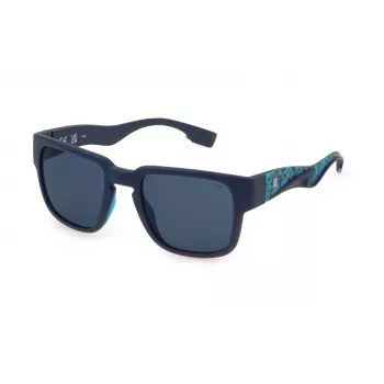 FILA SFI463-53J99P miesten polarisoidut aurinkolasit, musta kehys, harmaat linssit, 53 mm