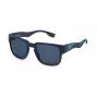 FILA SFI463-53J99P miesten polarisoidut aurinkolasit, musta kehys, harmaat linssit, 53 mm