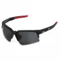FILA SFI515 unisex-aurinkolasit mattamusta Smoke Grey 67mm