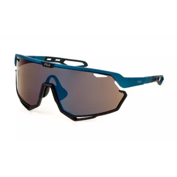 FILA SFI721 unisex-aurinkolasit - musta kehys, harmaat linssit, 99 mm linssin leveys