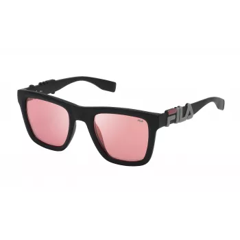 FILA unisex-aurinkolasit SF9416-51U28K - musta kehys, harmaat linssit, 51 mm