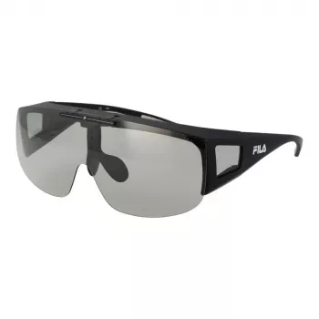 FILA unisex-aurinkolasit SFI126-99U28F kilpimalli musta kehys savulinssit UV400