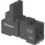 Finder 94.03.0 musta ruuvikanta 55.33/55.34 & 85.33/85.34 releille, 3-napainen, 10A 250V, DIN-/paneeliasennus
