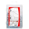 Fischer DuoPower 547212 Muuttoapulainen tulppa- ja ruuvivalikoima, 76 kpl