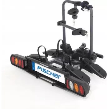 Fischer ProlineEvo 2 takateline 2 polkupyörälle, 60 kg, taitettava, LED-valaistus
