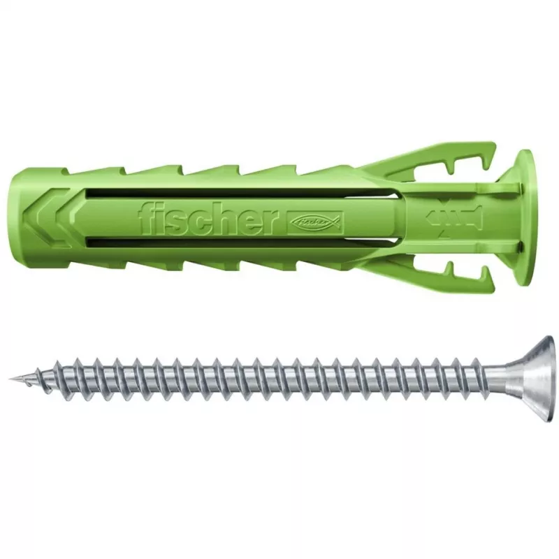 Fischer SX Plus Green 8x40 S K kiilatulppa ruuvilla, 10 kpl (567864)