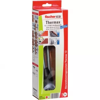 FISCHER Thermax 12/110 M12 etäasennusjärjestelmä, 2 kpl