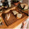 Fiskars 1059230 suorakaiteen muotoinen bambuleikkuulauta 35 x 25 cm