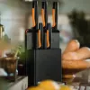 Fiskars Functional Form 6-osainen veitsiteline sarja 5 veitsellä