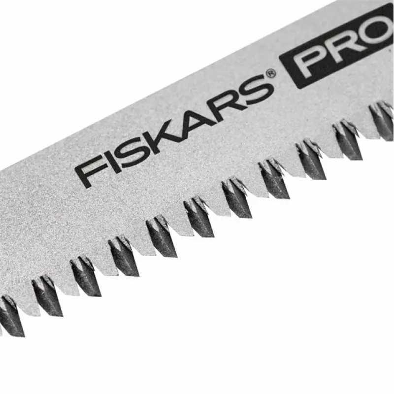 Fiskars Pro Compact taittuva saha, 160 mm terä, kaksi terää, SoftGrip-kahva, turvalukitus
