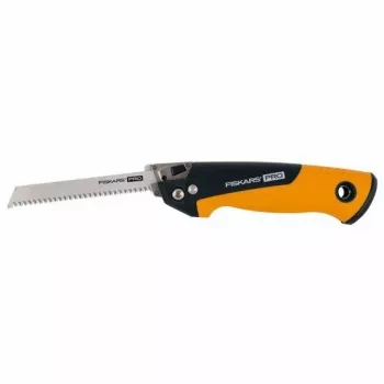 Fiskars Pro Compact taittuva saha, 160 mm terä, kaksi terää, SoftGrip-kahva, turvalukitus