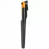 Fiskars X-series K82 sadonkorjuuveitsi, ruostumaton terä, SoftGrip-kahva, 15 cm, musta/oranssi