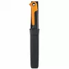 Fiskars X-series K82 sadonkorjuuveitsi, ruostumaton terä, SoftGrip-kahva, 15 cm, musta/oranssi