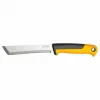 Fiskars X-series K82 sadonkorjuuveitsi, ruostumaton terä, SoftGrip-kahva, 15 cm, musta/oranssi