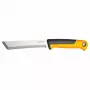 Fiskars X-series K82 sadonkorjuuveitsi, ruostumaton terä, SoftGrip-kahva, 15 cm, musta/oranssi