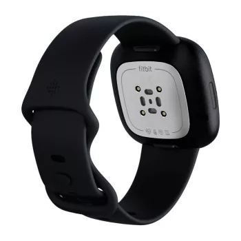 Fitbit Sense Graphite ruostumaton teräs Carbon Black