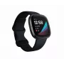 Fitbit Sense Graphite ruostumaton teräs Carbon Black