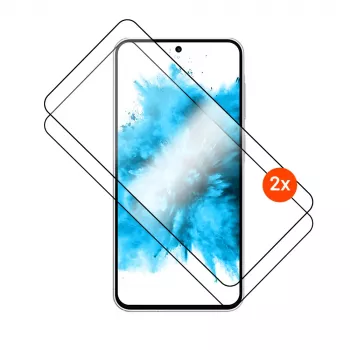 FIXED Full Cover 2.5D karkaistu lasinen näytönsuojakalvo asennustyökalulla Samsung Galaxy A57 5G -laitteeseen, 2 kpl, musta
