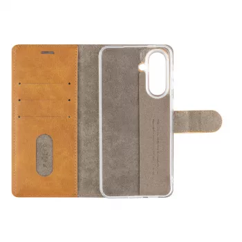 Fixed Opus Book Case Samsung Galaxy A57 5G, tekonahka, ruskea